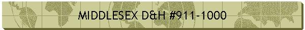 MIDDLESEX D&H #911-1000